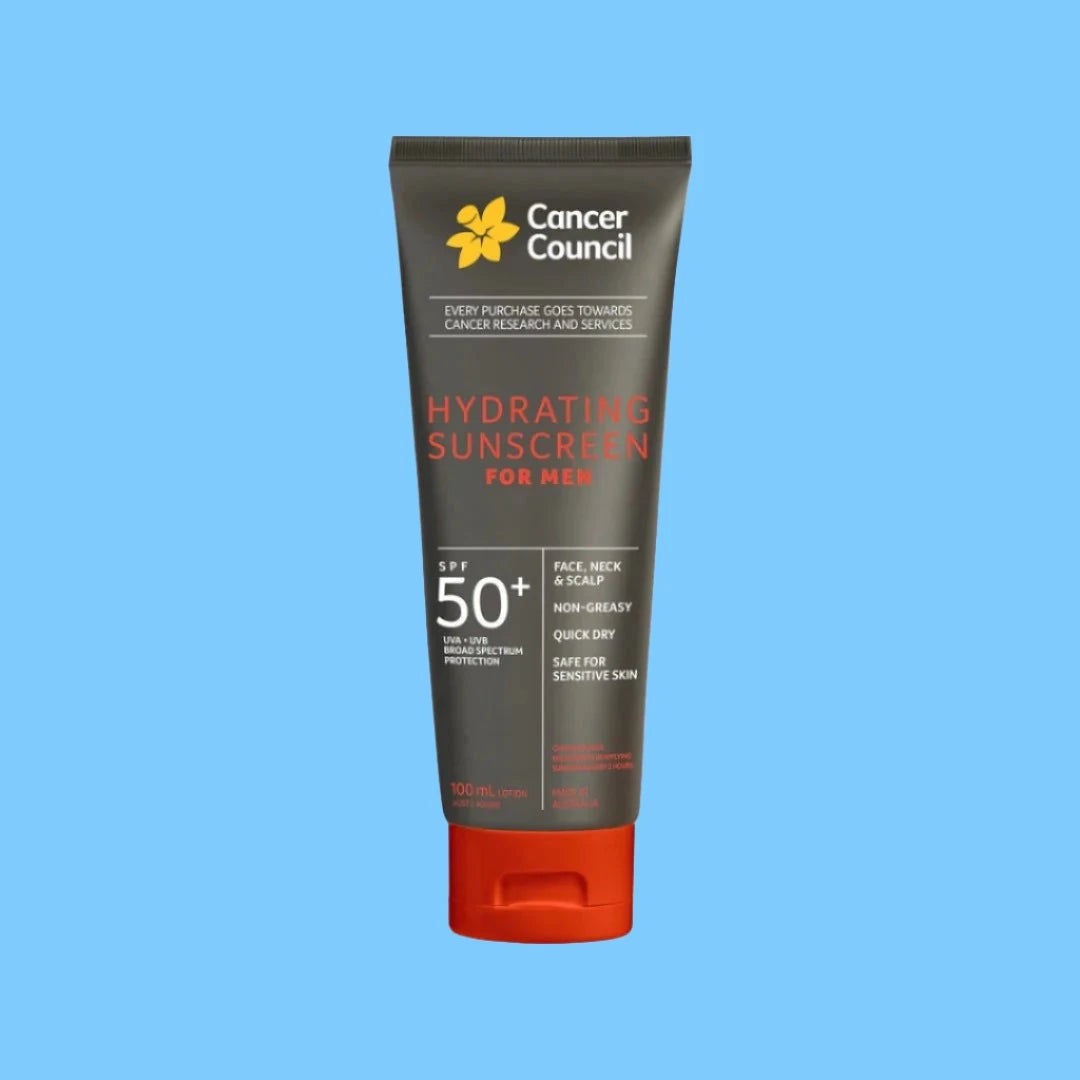 Cancer Council Hydrating Sunscreen for Men SPF50 plus